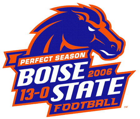 Boise State Broncos 2006 Special Event Logo Print Decal